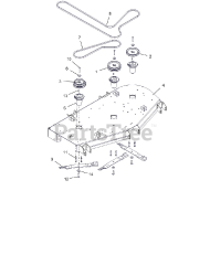 Gravely 992292 (Pro-Turn 260) - Gravely Pro-Turn 60" Zero-Turn Mower, Yamaha EFI (SN: 062000 - 069999) Deck, Belts, Blades And Spindles - 60"