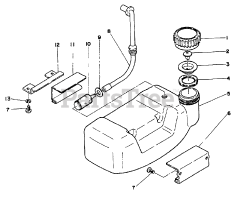 Echo SRM-202 DA - Echo String Trimmer Fuel Tank