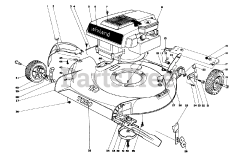 Toro 16173 - Toro Whirlwind Walk-Behind Mower (SN: 005000001 - 005999999) (1975)