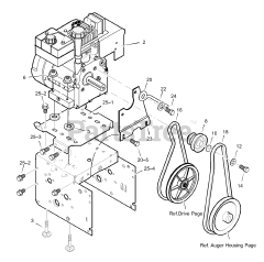 Scotts 624808x31D - Scotts 24" Snow Thrower (2002) Engine
