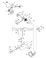 Echo ED-200 - Echo Engine Drill (SN: E01505001001 - E01505999999) Ignition, Starter, Fuel System