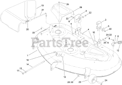 Toro 74375 (Z 5060) - Toro 50" TimeCutter Zero-Turn Mower (SN: 290000001 - 290000199) (2009)