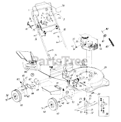 MTD 125-281C000 - MTD Walk-Behind Mower (1995)