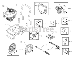 Craftsman 580.752050 (020312-0) - Craftsman 2,550 PSI Pressure Washer