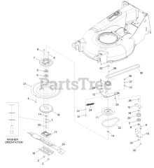 Exmark ECX180CKA210BC - Exmark 21" X-Series Walk-Behind Mower, Kawasaki FJ180V, BBC (SN: 316000000 - 399999999) (2016)
