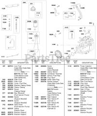 Briggs & Stratton 588447-0477-E2 - Briggs & Stratton Horizontal Engine Fuel Filter, Fuel Injection Pump