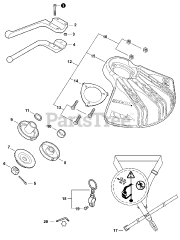 Echo 99944200418 - Echo Blade Conversion Kit Barrier Bar, Shield, Shoulder Strap