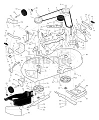 Briggs & Stratton 42504x71B - Briggs & Stratton 42" Lawn Tractor (1999) (Quality Stores)