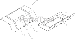 Craftsman TI 110 (CMXGVAM1144043) (21B-34M8793) - Craftsman 24" Tiller (2019) Tine Shield