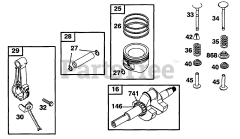 Briggs & Stratton 19A402-0199-01 - Briggs & Stratton Horizontal Engine