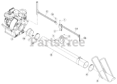 Bear Cat DL 8 - Bear Cat 8" Debris Loader, 404cc Subaru (SN: F03552 - G08591)