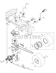 Craftsman 247.288831 (13AN77SS299) - Craftsman Lawn Tractor (2012) (Sears)