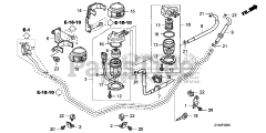 Honda BF175 AK1 XA (BAJJ) - Honda Marine Engine, Made in Japan (SN: BAJJ-1300001 - BAJJ-9999999) WATER SEPARATOR + FUEL STRAINER