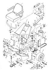 Ferris G 1818 - Ferris 48" Front Mount Mower, Gear Drive, 18hp Kohler (SN: G1530 & Above)
