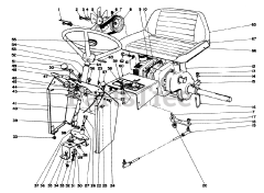 Toro 55256 (888) - Toro Toromatic Lawn Tractor (SN: 001000001 - 001999999) (1971)