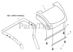 Murray 627802x85A - Murray 27" Snow Thrower (2003) Upper Handle