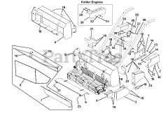 Gravely 995035 (CL-130) - Gravely 30" Walk-Behind Reel Mower, Kohler (SN: 000101 & Above)