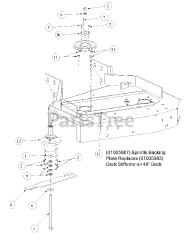 Cub Cadet G 1548 (55AE232S150) - Cub Cadet Walk-Behind Mower Spindle Assembly