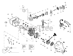 Weed Eater XT 600 - Weed Eater String Trimmer, Type 6 Engine Assembly Type 6