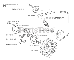 Husqvarna 323 E - Husqvarna Handheld Edger (2002-03) IGNITION SYSTEM