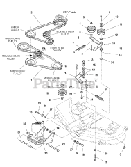 Simplicity 1694863 - Simplicity 44" Mower Deck