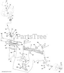 Poulan Pro PB 26H54 YT (960420110-00) - Poulan Pro Lawn Tractor (2009-12) Steering Assembly