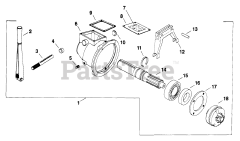 Kohler K482-35221 - Kohler K-Series Engine, Basic Version, 18hp, 13.4kW Clutch 021700551