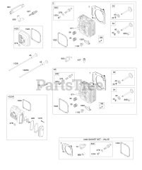 Briggs & Stratton 389575-0002-E1 - Briggs & Stratton Vertical Engine Cylinder Head #1, Cylinder Head #2