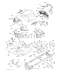 Poulan Pro PP 20VA46 (960480092-00) - Poulan Pro Lawn Tractor (2015-08)