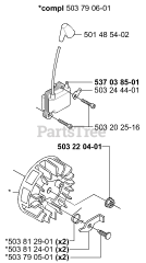 Husqvarna 225 E - Husqvarna Handheld Edger (2000-10) Ignition/Flywheel