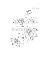 Kawasaki FJ100D-CS00 - Kawasaki Engine CYLINDER/CRANKCASE