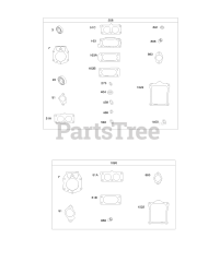 Briggs & Stratton 543277-0100-E1 - Briggs & Stratton Horizontal Engine Engine Gasket Set, Valve Gasket Set