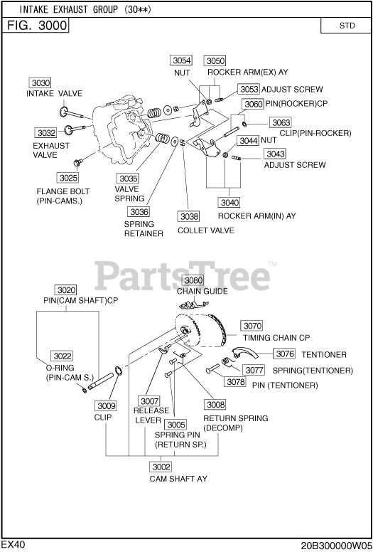Subaru Robin EX400SE5220 (EX40) Subaru Robin Engine 300 Intake