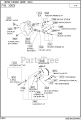 Subaru Robin EX400D00020 (EX40) - Subaru Robin Engine 300 Intake &amp; Exhaust