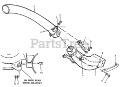 Cub Cadet 312 (190-312-100) - Cub Cadet Triple Rear Bagger Discharge Chute