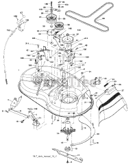 Poulan PO 15538 LT (960120068-03) - Poulan Lawn Tractor (2008-05)