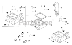 Kohler K582-36344 - Kohler K-Series Engine, Made for Ingram Mfg., 23hp, 17.16kW Oil Pan 21-9-5 REV. 8/25/2006