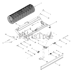 MTD OEM-190-007 - MTD Soil Grade Roller Assembly (2003)