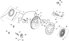Kohler CH730-0173 - Kohler Command PRO Engine, Basic Version, 23.5hp, 17.5kW Ignition/ Charging Group 5-24-487