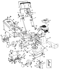 Turf King 114-338C084 - Turf King Walk-Behind Mower (1994) (Fred Meyers) General Assembly