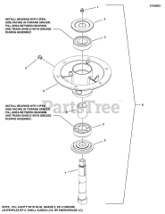 Ferris IS 2100Z (5901333) - Ferris IS2100Z Series 61" Zero-Turn Mower, 28hp Briggs & Stratton Spindle Service Parts - 5100993
