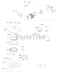 Briggs & Stratton 543777-0110-E1 - Briggs & Stratton Vertical Engine Air Cleaner, Cyclonic Air Cleaner