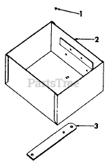 Cub Cadet 182 (133-182-100) - Cub Cadet Lawn Tractor Utility Box