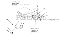 Simplicity 1686665 - Simplicity Headlight Kit Headlight Kits (755 Flat Head Tecumseh Engine Models)
