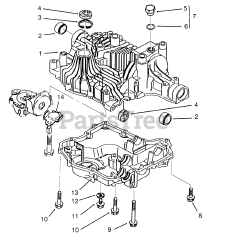 Toro 72062 (264-6) - Toro Yard Tractor (SN: 059000001 - 059000227) (1995) Transaxle Case