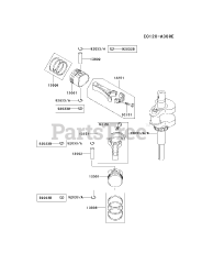 Kawasaki FH541V-DS05 - Kawasaki Engine PISTON/CRANKSHAFT
