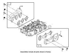 Toro 74268 (Z 597-D) - Toro 60" Z Master Zero-Turn Mower, Side-Discharge Deck (SN: 270000001 - 270000300) (2007) Manifold Assembly