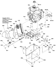 Simplicity M 1227 E (1696235-00) - Simplicity 27" Snow Thrower, 11.5hp Engine &amp; Frame Group - 11.5TP