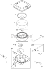 Briggs & Stratton 356447-0718-G1 - Briggs & Stratton Horizontal Engine Air Cleaner Group