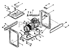 Generac L4000 (8865-8) - Generac 4,000 Watt Portable Generator Mounting Base